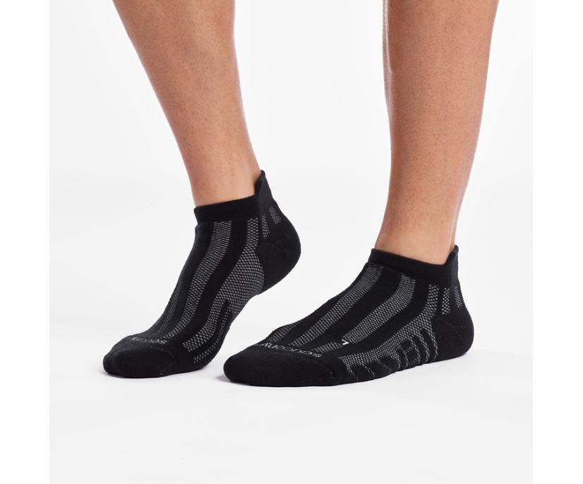 Calcetines Saucony Ventilator No Show Tab 1 Pack Mujer Negros | México 320ILHS